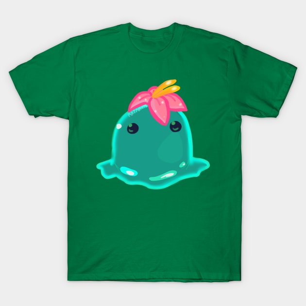 Secret Puddle Slime Style T-Shirt by Kazzyarts